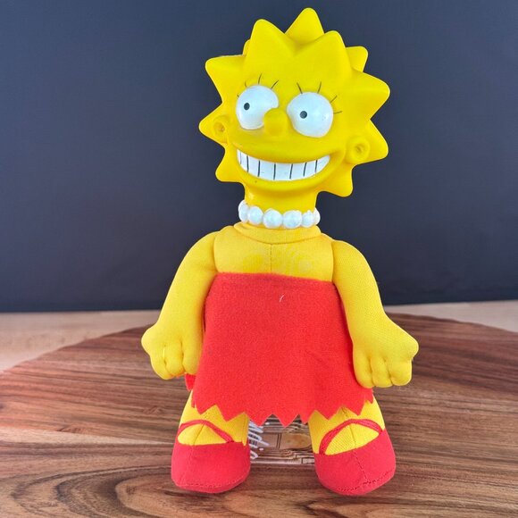 The Simpson’s Lisa Simpson Plush Doll Burger King Toy - Picture 2 of 7